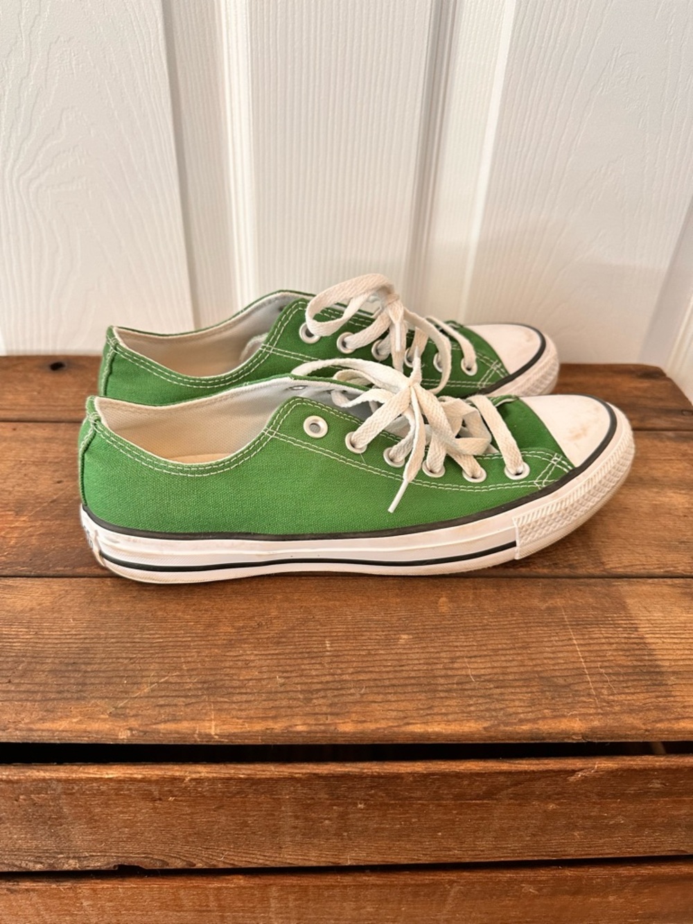 Green Converse Sneakers